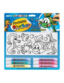 AM PS10B6-D1: Amos Glass Deco - Peelable Sticker 10.5ml